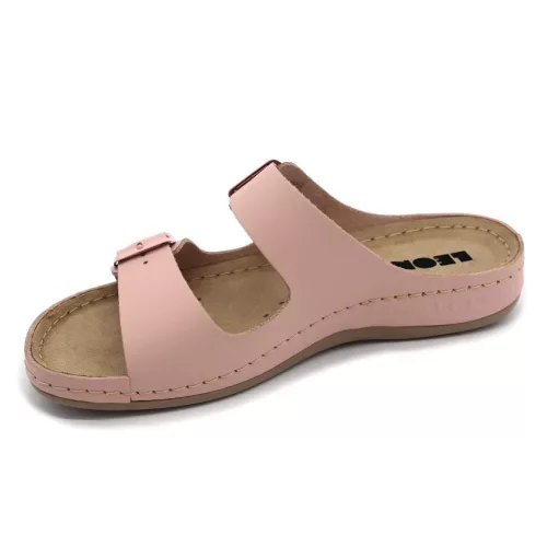 LEON Comfort női bőr papucs 955