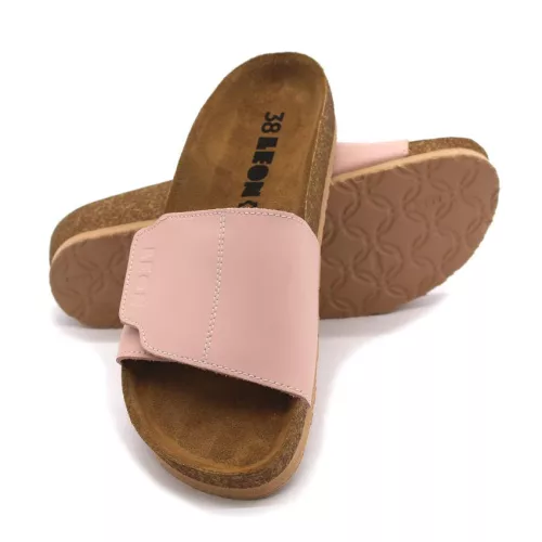 LEON Comfort női bőr papucs 4022