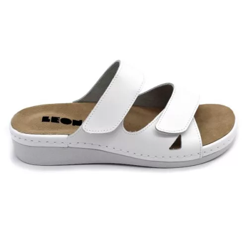 LEON Comfort női bőr papucs 5011