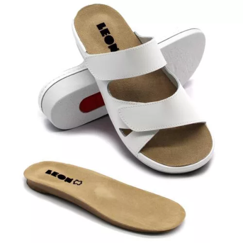 LEON Comfort női bőr papucs 5011
