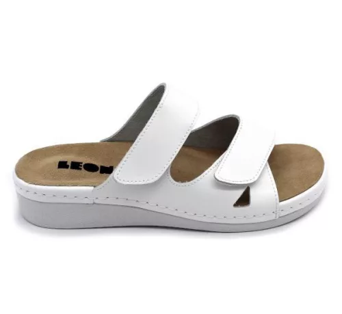 LEON Comfort női bőr papucs 5011