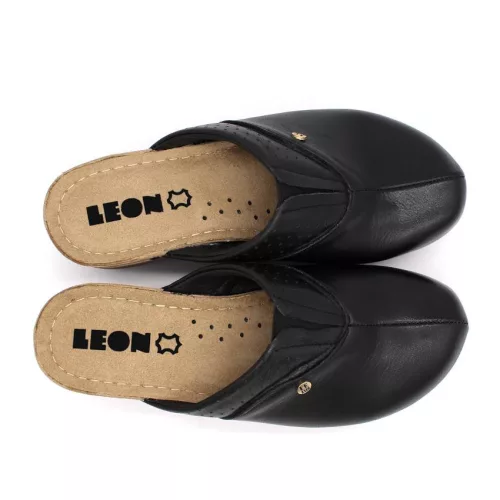 LEON Comfort női bőr klumpa 1002