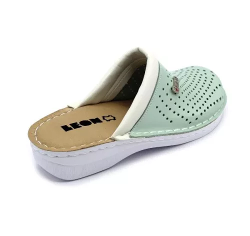 LEON Comfort női bőr klumpa V262