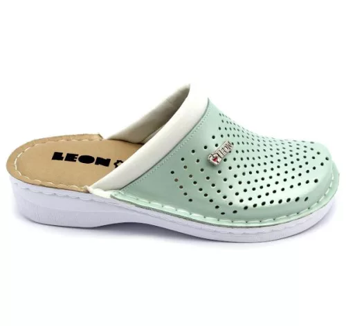 LEON Comfort női bőr klumpa V262