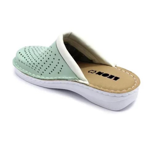 LEON Comfort női bőr klumpa V262