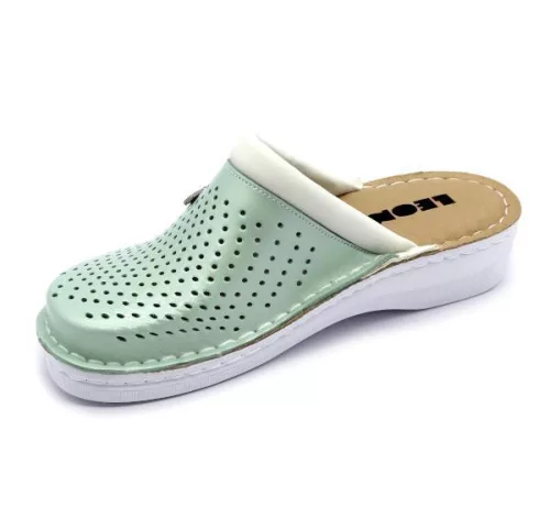 LEON Comfort női bőr klumpa V262