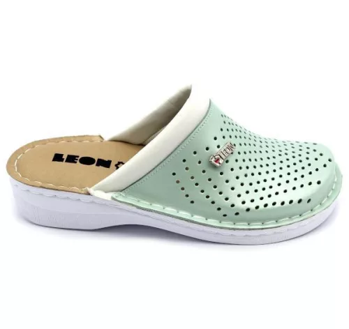 LEON Comfort női bőr klumpa V262