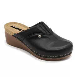 LEON Comfort női bőr klumpa 1002