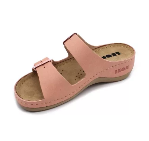 LEON Comfort női bőr papucs 908