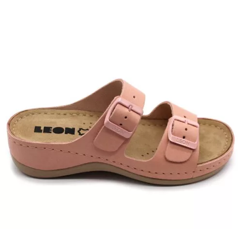 LEON Comfort női bőr papucs 908