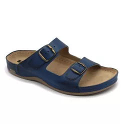 LEON Comfort férfi bőr papucs 703