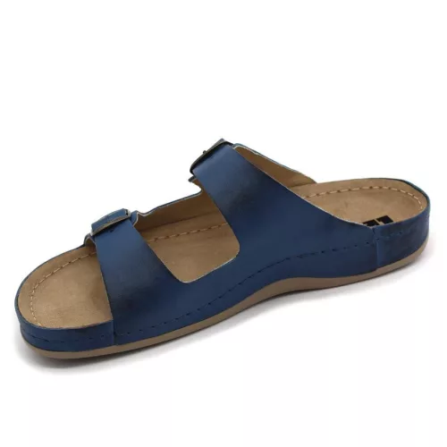 LEON Comfort férfi bőr papucs 703