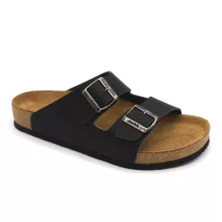 LEON Comfort férfi bőr papucs 4703