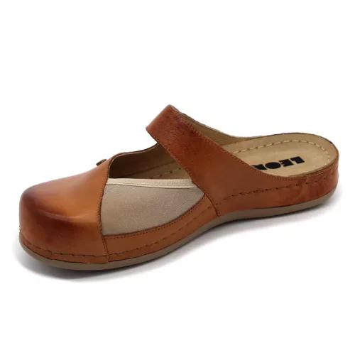 LEON Comfort női bőr klumpa 953