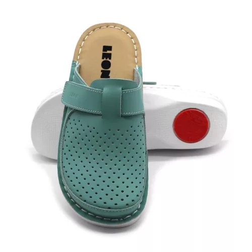 LEON Comfort női bőr klumpa V263