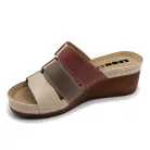 LEON Comfort női bőr papucs 1009