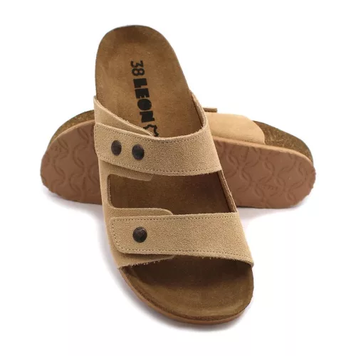 LEON Comfort női bőr papucs 4050