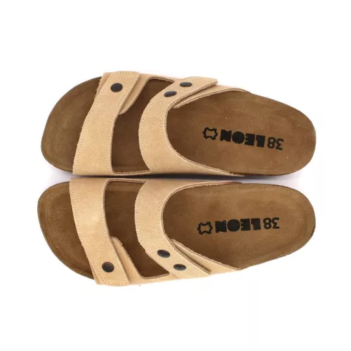 LEON Comfort női bőr papucs 4050