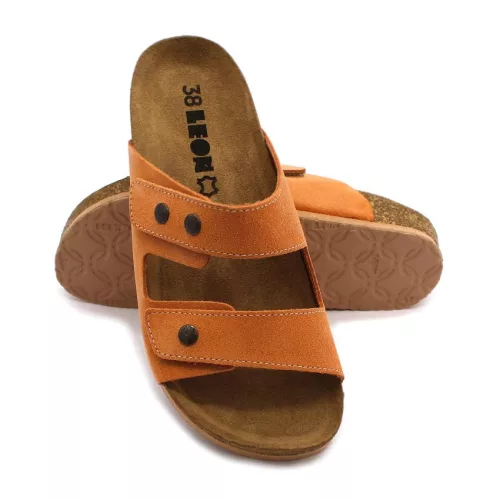 LEON Comfort női bőr papucs 4050