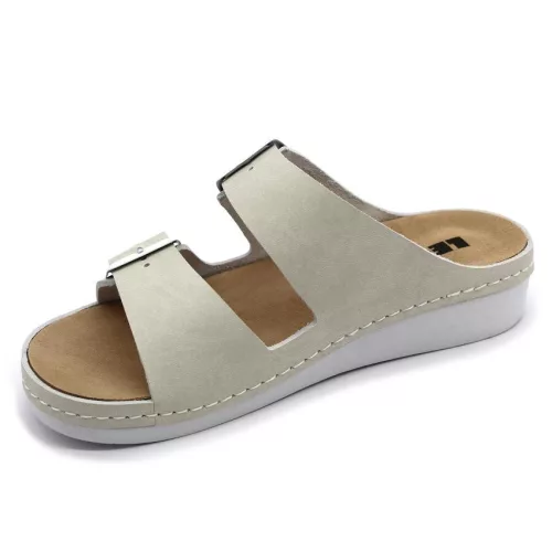 LEON Comfort női bőr papucs 5012
