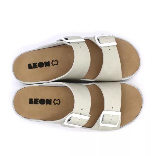LEON Comfort női bőr papucs 5012