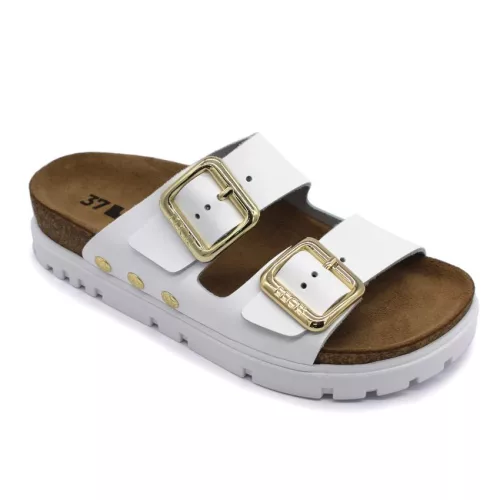 LEON Comfort női bőr papucs 6010