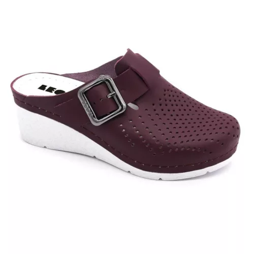 LEON Comfort női bőr klumpa 1100