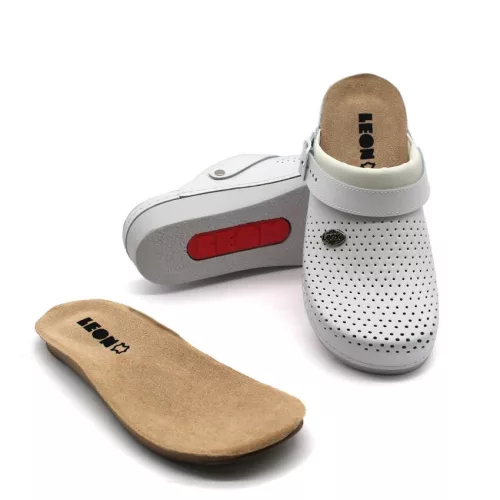 LEON Comfort női bőr klumpa 5002