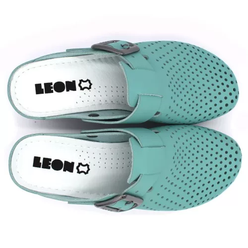 LEON Comfort női bőr klumpa 1100