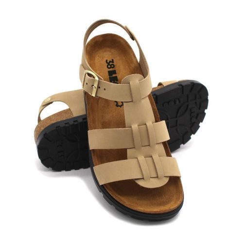 Leon Comfortstep 6300 bézs női bőr szandál 37, 40