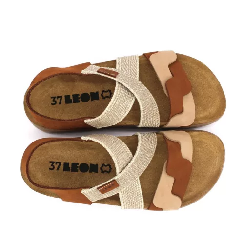 Leon Comfortstep 6301 barna női bőr szandál 36-41