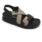 Leon Comfortstep 6301 fekete női bőr szandál 36-41