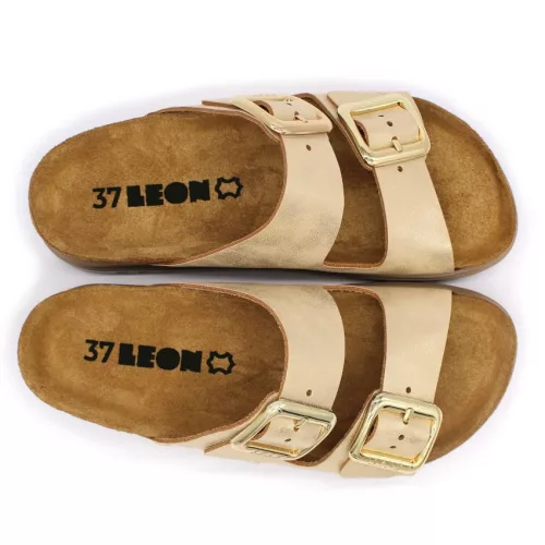 LEON Comfort női bőr papucs 6010