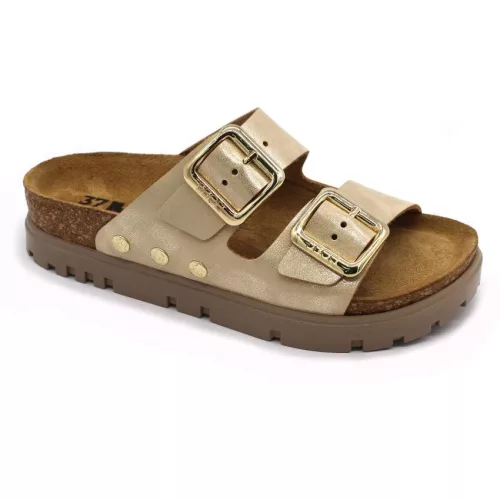 LEON Comfort női bőr papucs 6010