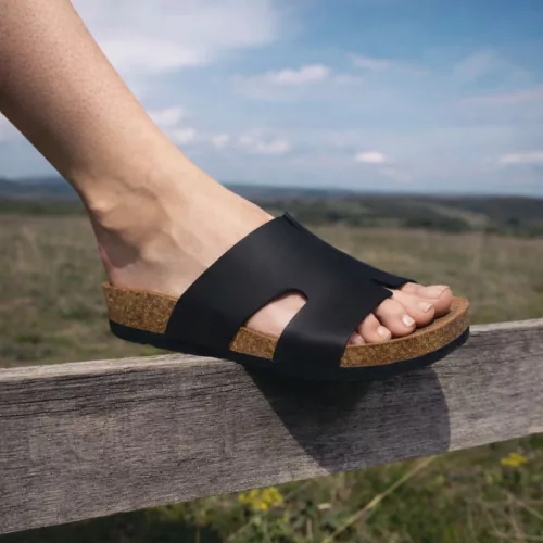 LEON Comfort női bőr papucs 4054