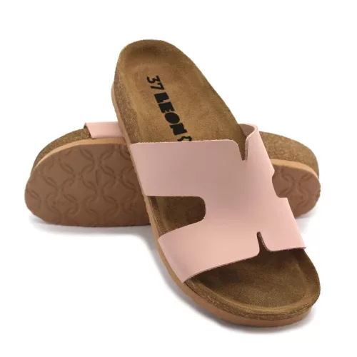 LEON Comfort női bőr papucs 4054