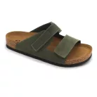 LEON Comfort férfi bőr papucs 4704