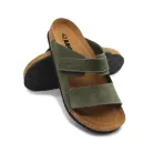 LEON Comfort férfi bőr papucs 4704