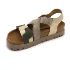 LEON Comfort női bőr szandál 6301