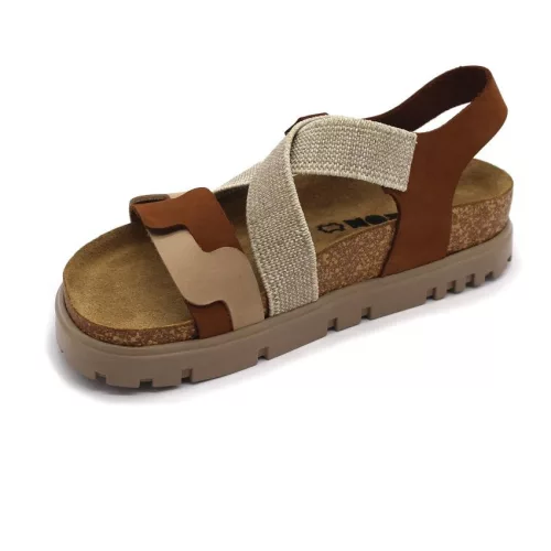 LEON Comfort női bőr szandál 6301