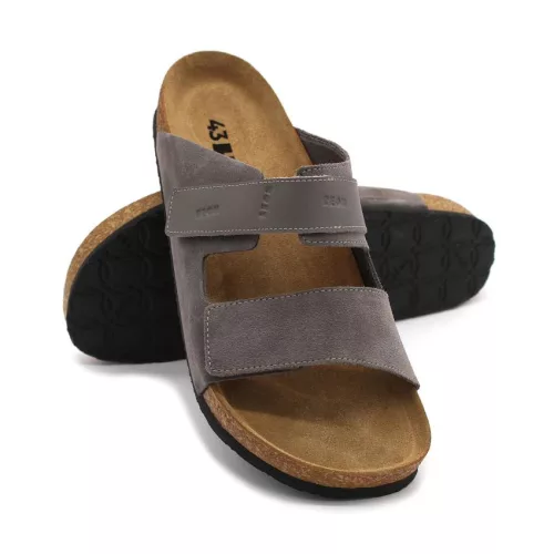 LEON Comfort férfi bőr papucs 4704
