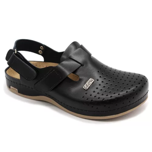 LEON Comfort férfi bőr szandál 701