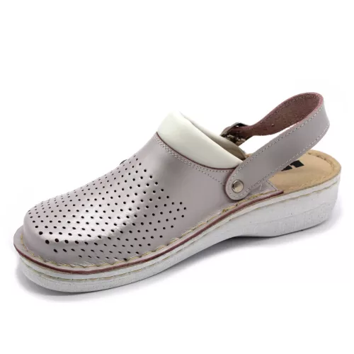 LEON Comfort női bőr klumpa V202
