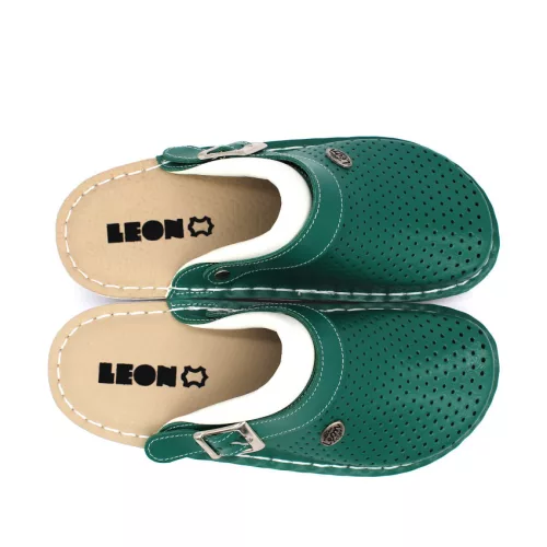LEON Comfort női bőr klumpa V202