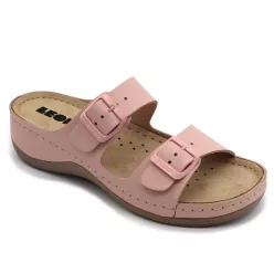 LEON Comfort női bőr papucs 908