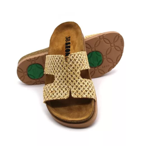 LEON Comfort női bőr papucs 7031