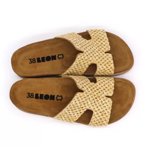 LEON Comfort női bőr papucs 7031