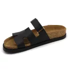 LEON Comfort női bőr papucs 7032