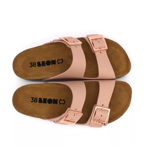 LEON Comfort női bőr papucs 4014