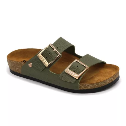 LEON Comfort női bőr papucs 4014